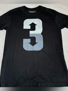 Baseballism Black "3" up 3 down Arrow Graphic Men's Tee T-shirt Size L Baseball